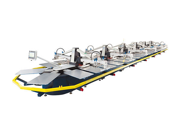 Oval screen printing machine
